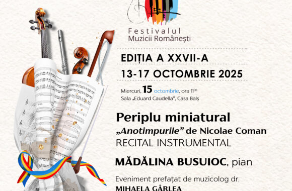 Afiș 15 oct. ora 11.00. sala Caudella 50.70
