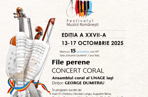 Afiș 15 oct. ora 19.00. sala Caudella 50.70