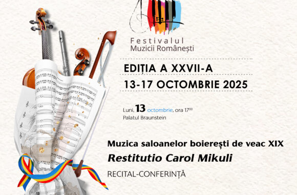 Afiș 13 oct. ora 17.00. Palatul Braunstein 50.70